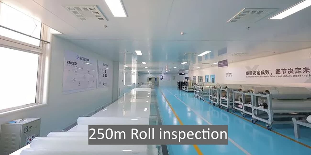 250m Roll inspection